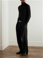 Brioni - Ribbed Cashmere Rollneck Sweater - Black