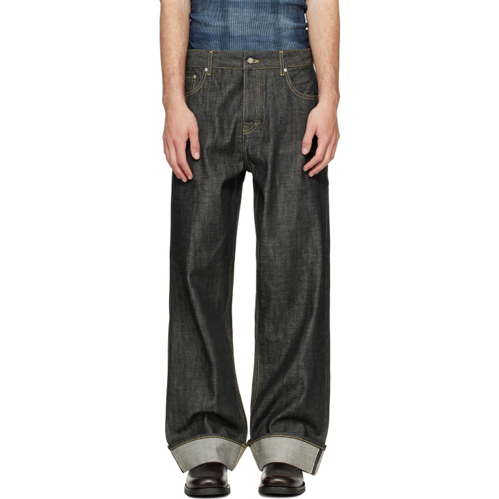 Photo: Represent Black Selvedge Denim Jeans