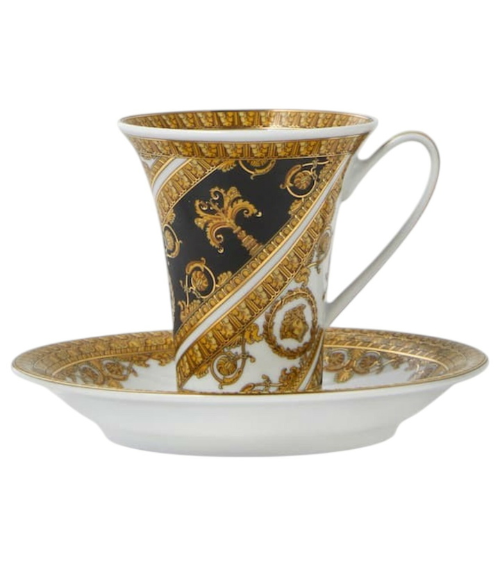 Photo: Versace Home I Heart Baroque espresso cup and saucer