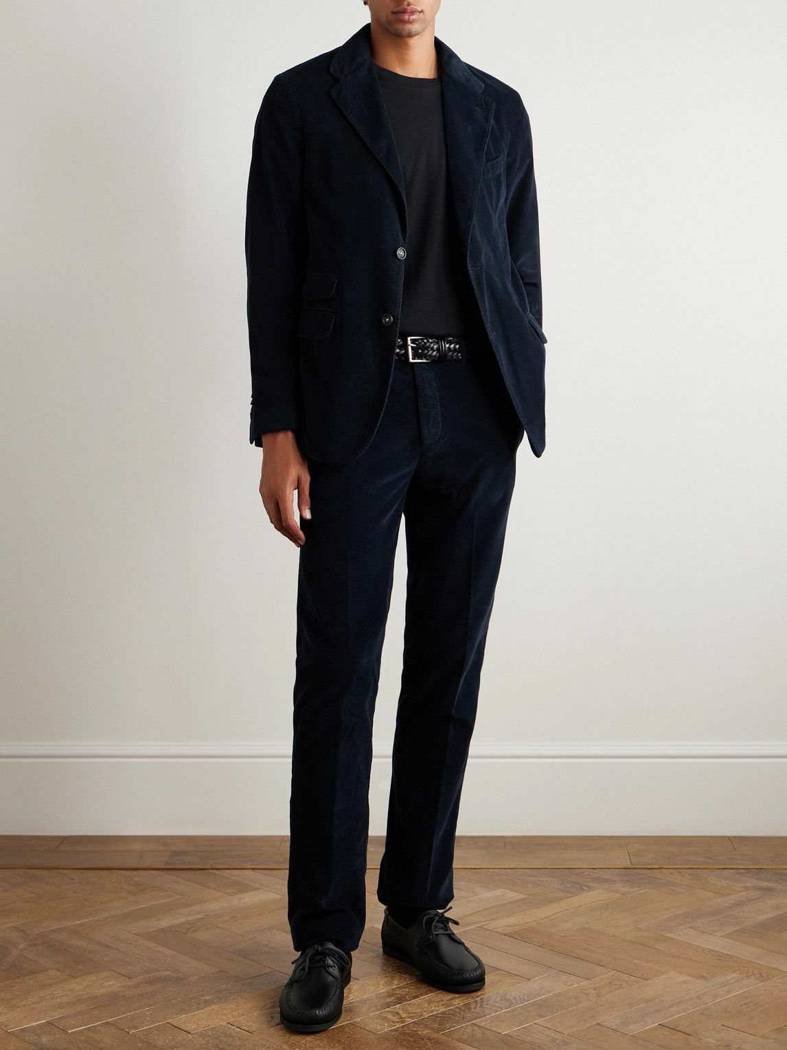Massimo Alba - Sand Cotton-Corduroy Suit - Blue