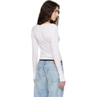 Raimundo Langlois White Long Sleeve Henley