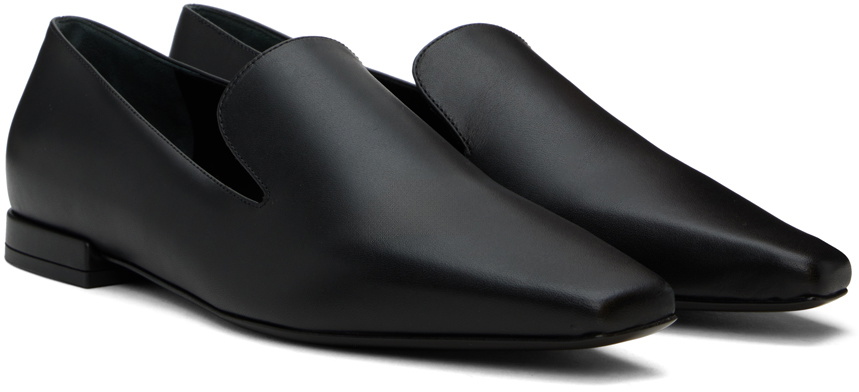 Loulou Studio Black Carole Loafers