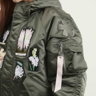 Cecilie Bahnsen Women's x Alpha Industries N-2B Patch Jacket in Vintage Green