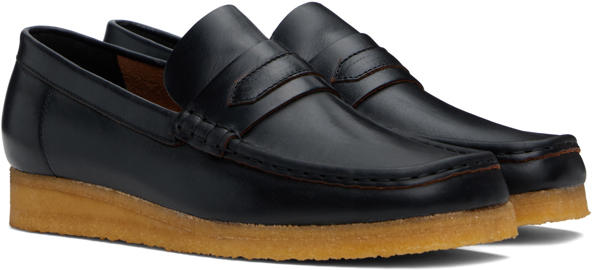 Clarks Originals Black Wallabee Penny Loafers Clarks Originals