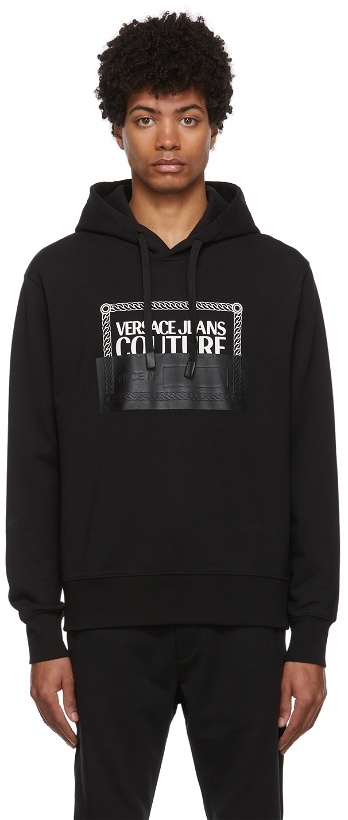 Photo: Versace Jeans Couture Black Number Hoodie