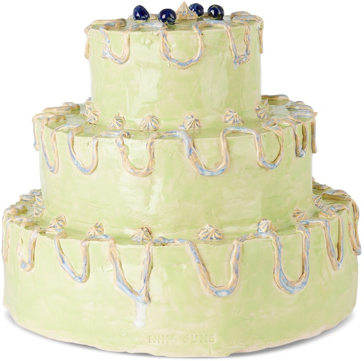 Photo: NIKO JUNE SSENSE XX Green Large Birthday Cake Candle Holder