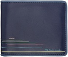 PS by Paul Smith Navy Bifold Wallet