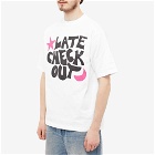 Late Checkout Men's Logo T-Shirt in White