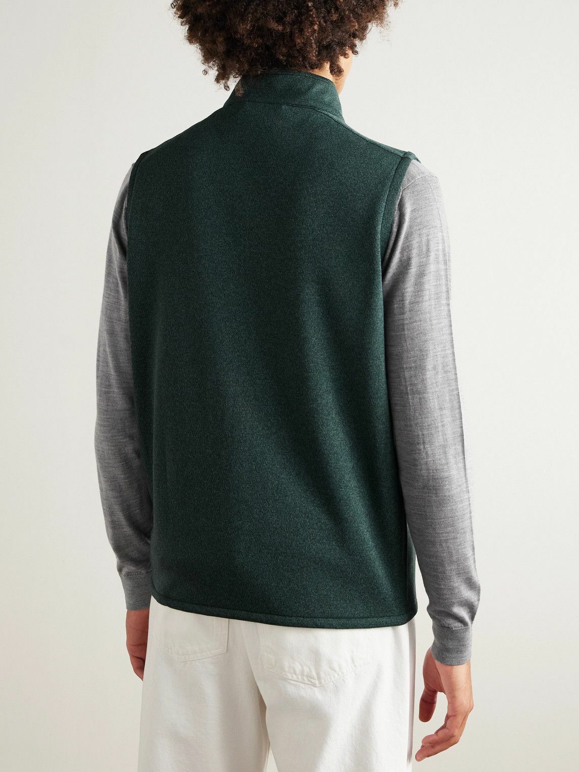 Peter Millar - Crown Recycled-Fleece Gilet - Green
