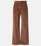 Brunello Cucinelli Cotton corduroy wide-leg pants