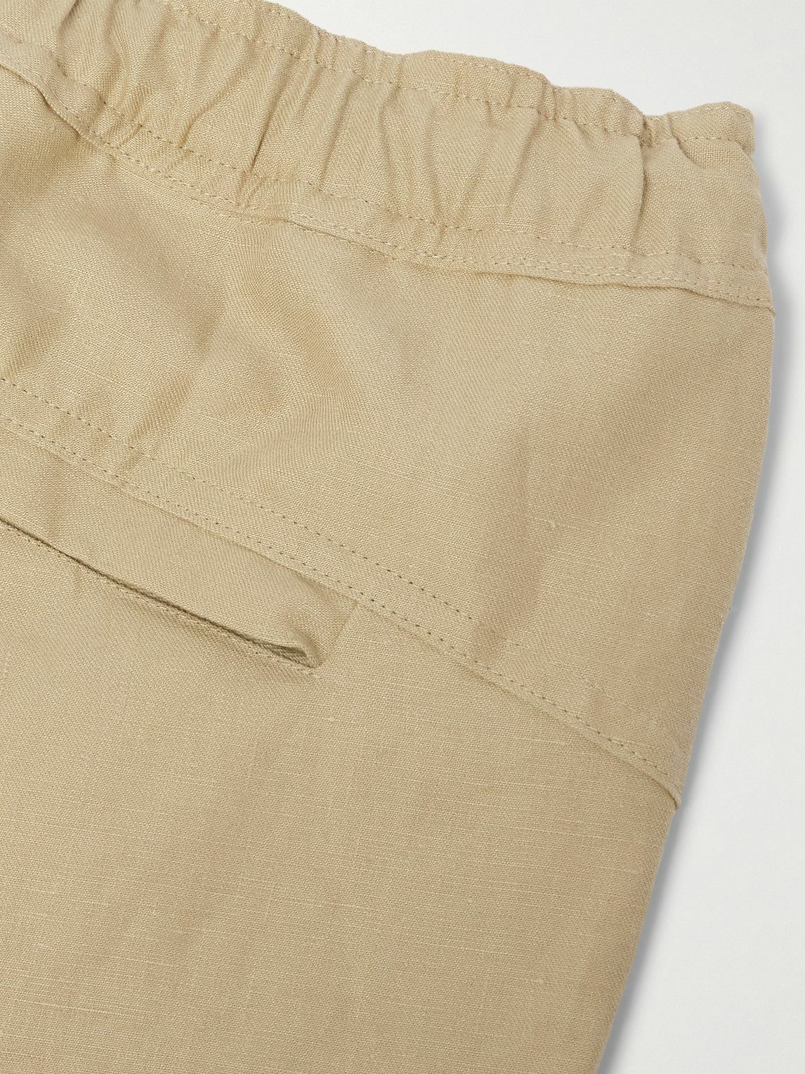 Derek Rose - Sydney 1 Straight-Leg Linen Drawstring Shorts - Neutrals