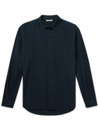 Auralee - Cotton and Silk-Blend Twill Shirt - Black