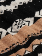 MANAAKI - Jacquard-Knit Merino Wool and Cashmere-Blend Sweater Vest - Black