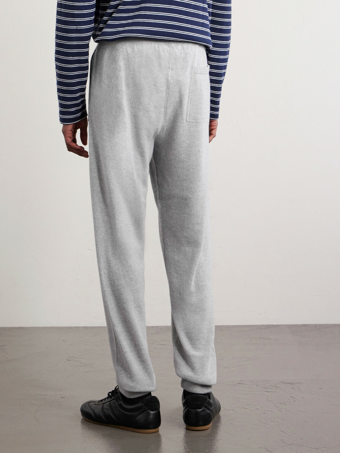 Mr P. - Tapered Merino Wool and Cashmere-Blend Sweatpants - Gray