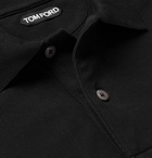 TOM FORD - Slim-Fit Cotton-Piqué Polo Shirt - Black