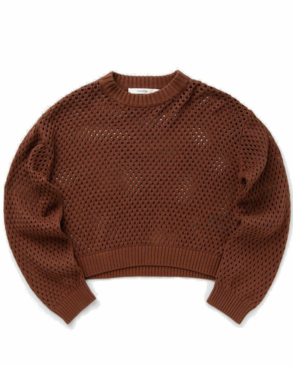 Photo: Gestuz Hallygz Pullover Brown - Womens - Pullovers