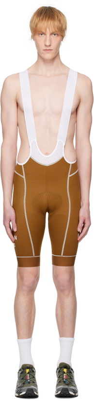 Photo: Pas Normal Studios Brown Mechanism Bib Shorts