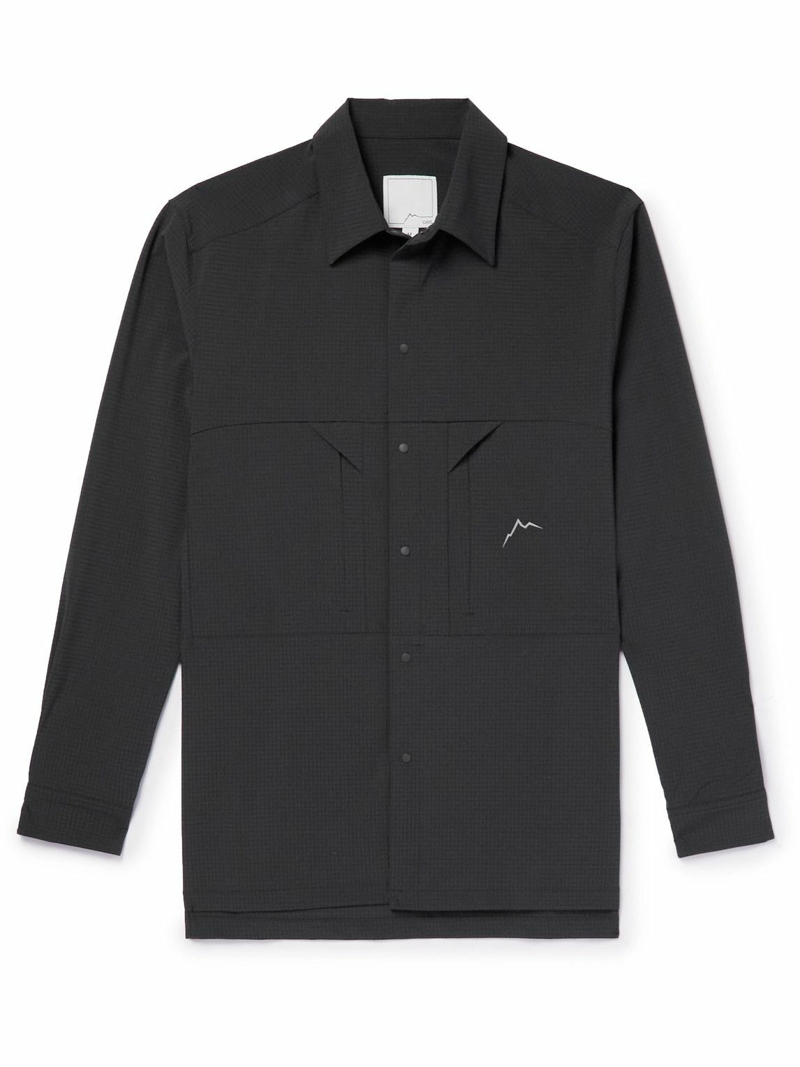 CAYL - Flow Logo-Print Ripstop Shirt - Black CAYL