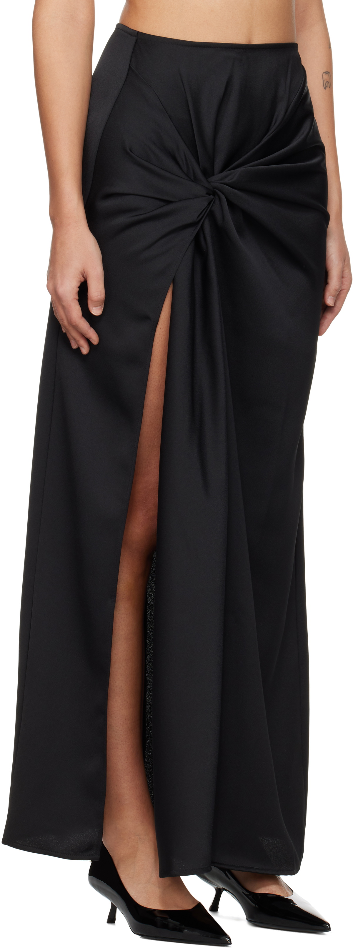 Beaufille Black Imogen Maxi Skirt