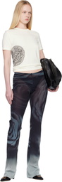 Jean Paul Gaultier Off-White 'The Laurel Stamped' Baby T-shirt