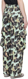 Collina Strada Multicolor Pleated Cargo Pants