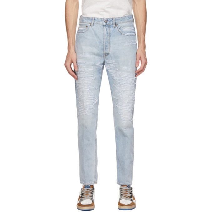 Photo: Golden Goose Blue Distressed Happy Jeans