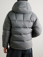 FrizmWORKS - Altavia Quilted Nylon Hooded Down Jacket - Gray