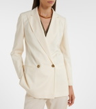 Max Mara Double-breasted virgin wool blazer