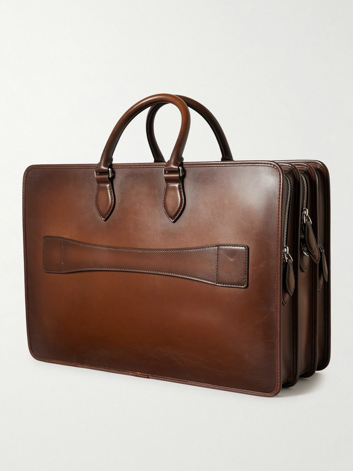 Berluti - 3 Nuits Neo Scritto Venezia Leather Briefcase Berluti