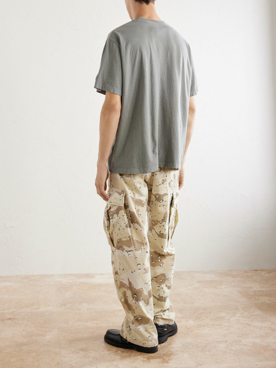 Cherry Los Angeles - Logo-Embroidered Cotton-Jersey T-Shirt - Gray