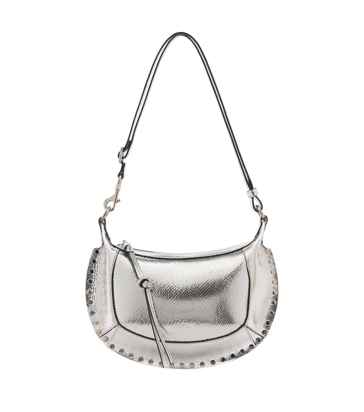 Photo: Isabel Marant Oskan Moon metallic leather shoulder bag