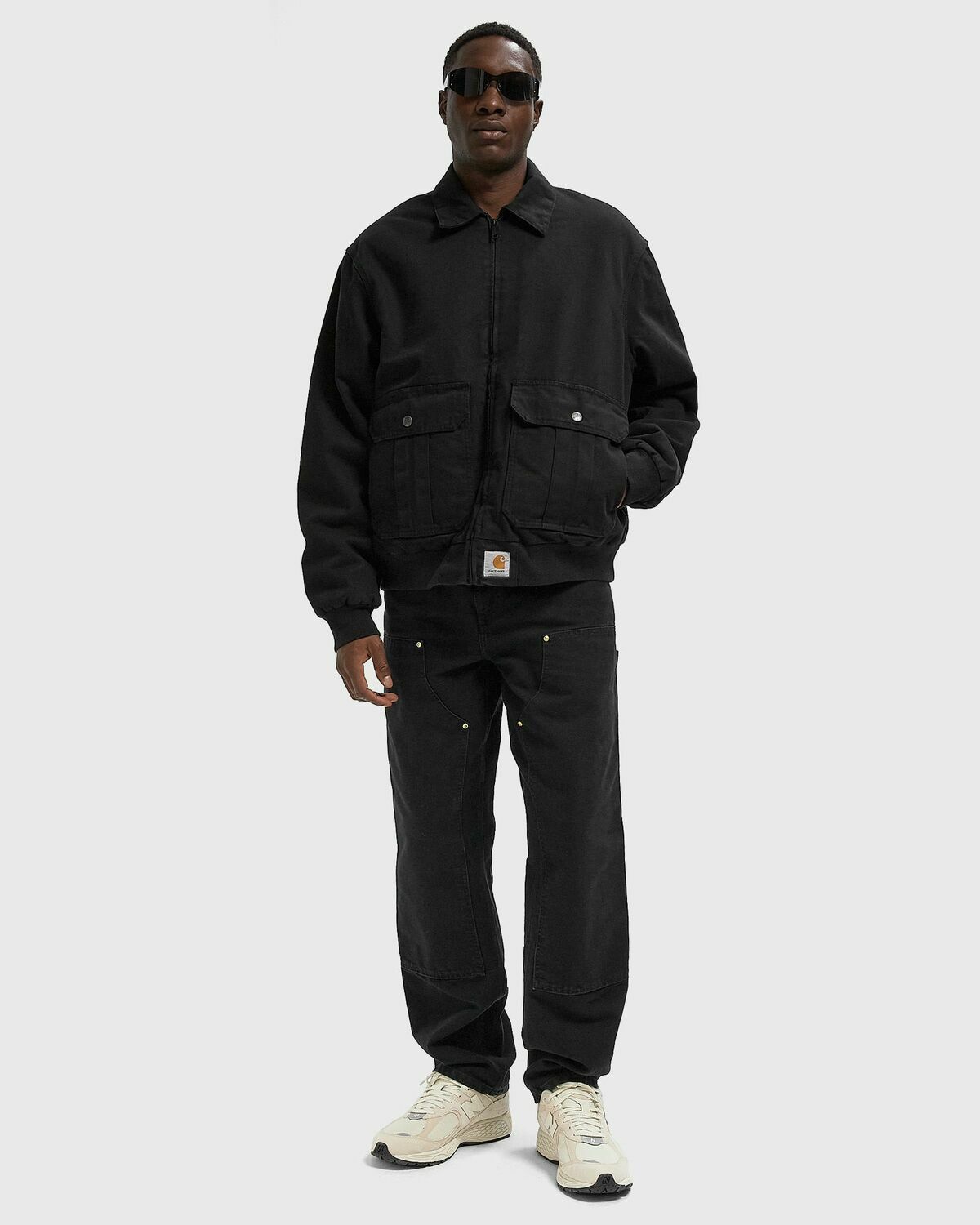 Carhartt WIP Stanton Jacket Black Mens Denim Jacket Carhartt WIP display picture 1