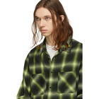 Amiri Yellow Plaid Shirt