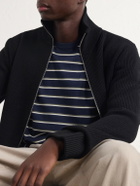 Aimé Leon Dore - Striped Cotton-Jersey T-Shirt - Blue