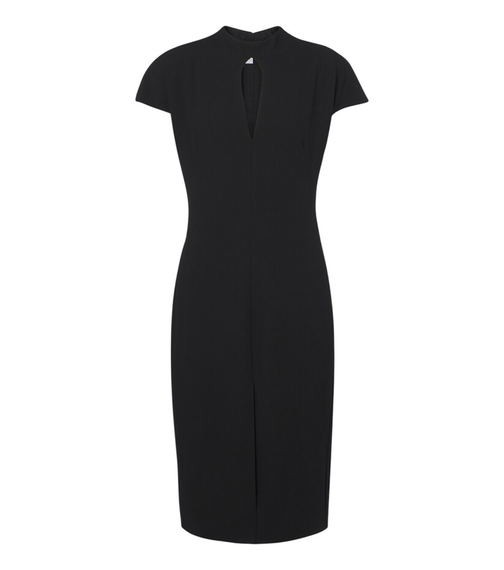 Photo: Jil Sander Cutout virgin wool minidress