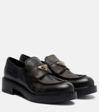 Prada Leather penny loafers