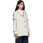Thom Browne Khaki Armband Cropped Car Coat