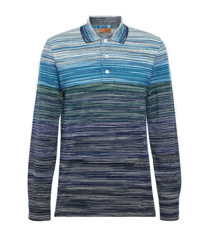 Photo: Missoni Space-dyed cotton piqué polo shirt
