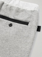 Nike - Sacai Shell-Trimmed Cotton-Blend Jersey Sweatpants - Gray