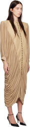 Nicklas Skovgaard Beige Gemma Midi Dress