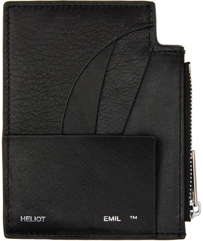 Photo: HELIOT EMIL Black Leather Wallet