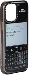 CASETiFY Black BB Talk Customizer iPhone 13 Pro Max Case