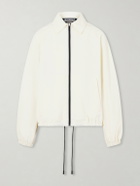 Jacquemus - Logo-Embroidered Shell Bomber Jacket - White
