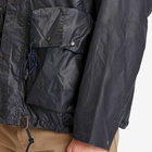 Barbour Men's Heritage+ Modified Durham Wax Jacket in Navy