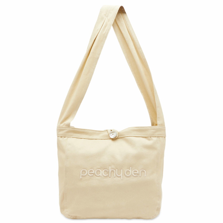 Photo: Peachy Den Women's Peachy Tote Bag in Parchment 