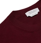 Gabriela Hearst - Palco Slim-Fit Virgin Wool Sweater - Burgundy