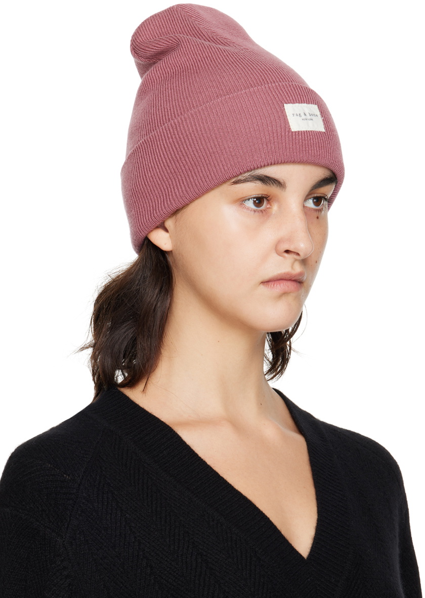 rag & bone Pink Addison Beanie