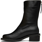 OSOI Black Leather Toboo Boots
