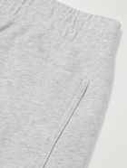 Maison Kitsuné - Logo-Appliquéd Cotton-Jersey Sweatpants - Gray