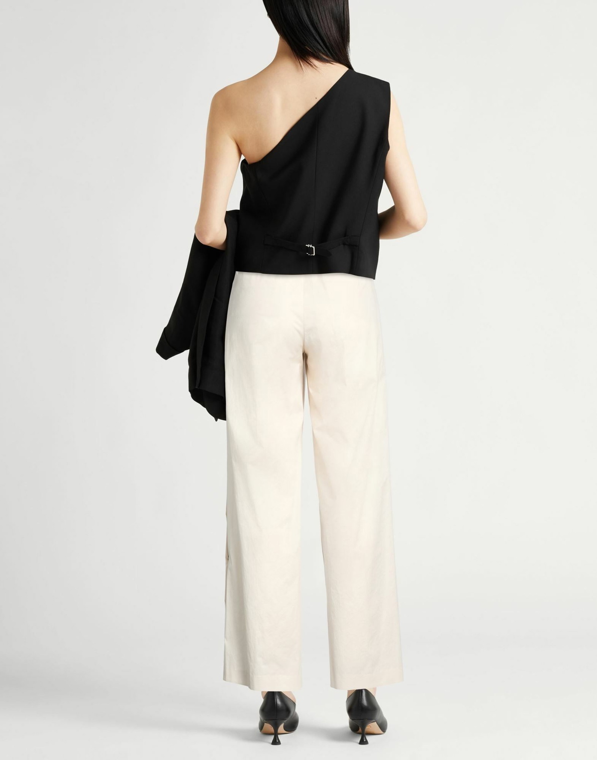 Peserico Easy Womens Pants Ivory